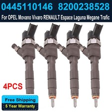4× Fuel Injector For Renault