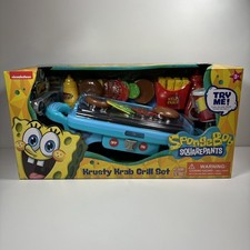 SpongeBob SquarePants Krusty Krab Grill Set Sizzle Sound 32 Pcs New Kids Toy 3Y+