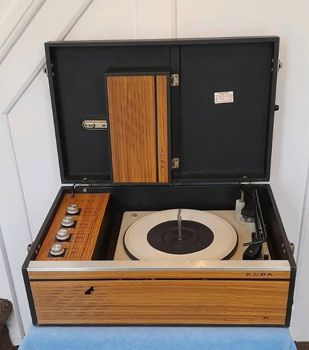 Vintage alba portable record - alba,