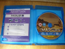 💥THE MARTIAN💥BLU-RAY+UV CODE MAT DAMON REGION FREE CERT 12 UK PAL