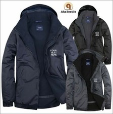 Personalised Custom Embroidered Mens Workwear Fleece Line Premium Outdoor Jacket