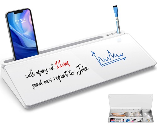 Sliandtelly desk glass - desk,