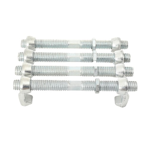 4pcs 380mm galvanized shipping - 380mm,