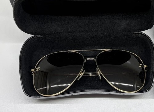 Chanel sunglasses brown gold - chanel,