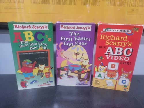 Richard scarry vhs - vhs, lot