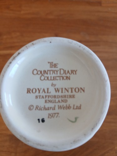 Royal winton dog - winton, rose