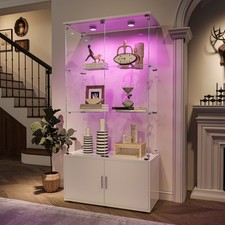 Glass Display Cabinet With LED