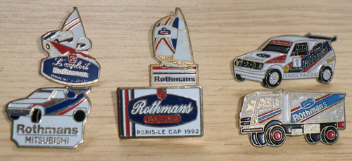 Pin badges rothmans - 6,