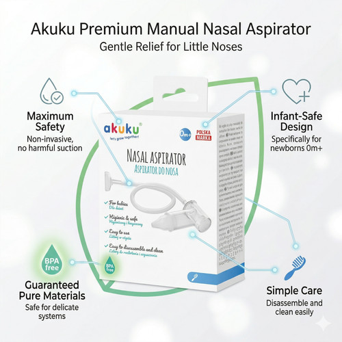Baby nasal aspirator akuku - nasal,