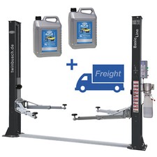 Two Post Car Lift Ramp - Twin Busch ® BASIC-Line 2 Post Lift TW242M-G - 4.2 Ton