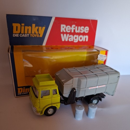 Vintage dinky refuse wagon - refuse,
