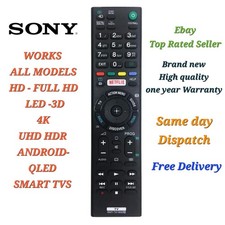 SONY TV REMOTE CONTROL FIT FOR ALL SONY BRAVIA SMART TVS WITH NETFLIX BUTTONS 