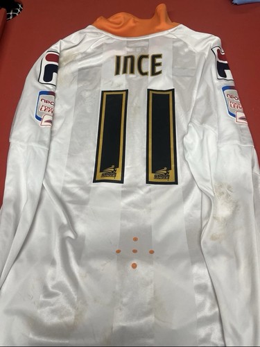 Tom ince match worn blackpool - tom,