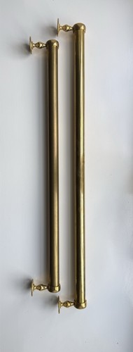 Solid brass wardrobe rail 32mm - rail,