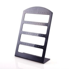48pcs Plastic Earring Display Stand Holder -Jewelry Showcase & Organizer