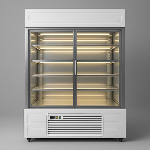 Upright display fridge with - upright,