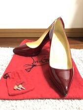Christian Louboutin PIGALLE PLATO 100 PATENT Red High heel Pumps EU Size 34 NEW