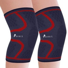 Knee Support Compression Sleeve Brace Corrector Arthritis Pain Relief Gym Patela