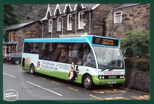 Bus slide without - slide, copyright