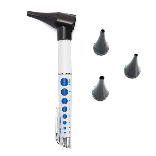 Ear otoscope with - ear, heads