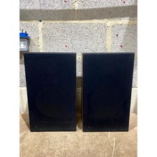 Pair Of Vintage Hitachi SS-8260G Bookshelf Speakers Black Brown Wired 4-Ohm 40W