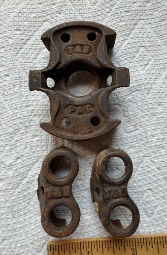 Antique vintage cast - iron, t&b