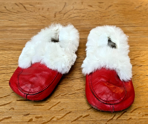 Vintage children slippers - children's,
