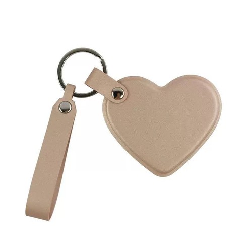 Beige heart rotating - heart, pu