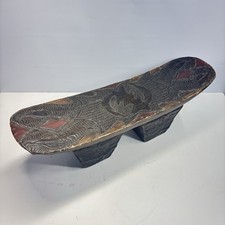 African Carved Wooden Stool