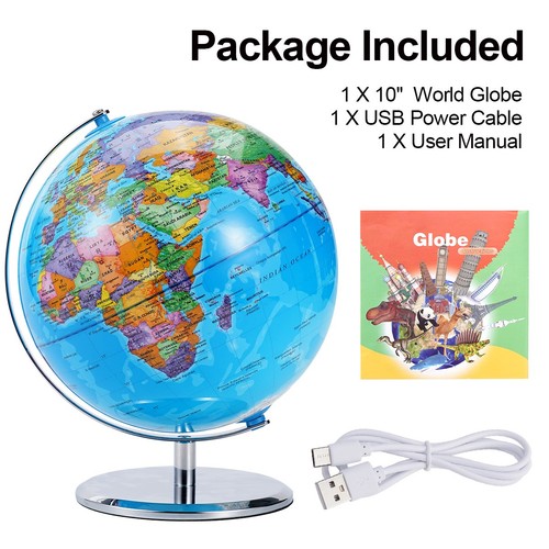 Large world globe - large,