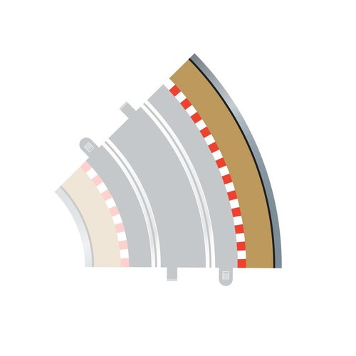 Scalextric classic radius - radius, 2