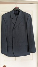 Mens Blue Armani Suit Size J 38R T 34R VGC Free P&P No Returns