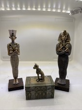 Tutankhamun Upright Sarcophagus Figurine Pharaohs & Gods Regency Fine Arts Bundl