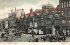 Old Houses Holborn London Postcard c1906 (H975)
