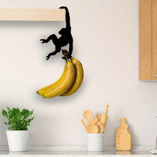 Rustic Wooden Monkey Hook  For