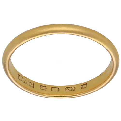 22ct gold ring - ring, wedding