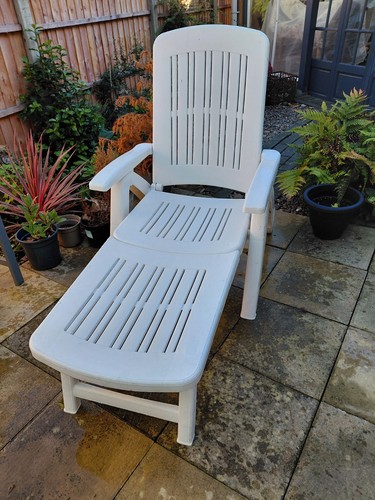Large white garden steamer