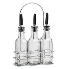 3x Olive Oil Pourer Bottles