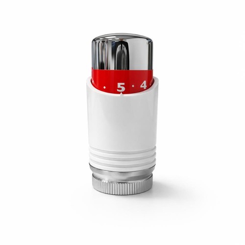 Lavatherm white chrome - white/chrome, curve