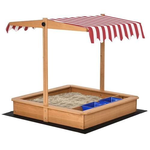 Sand pit kids wooden sandbox - pit,