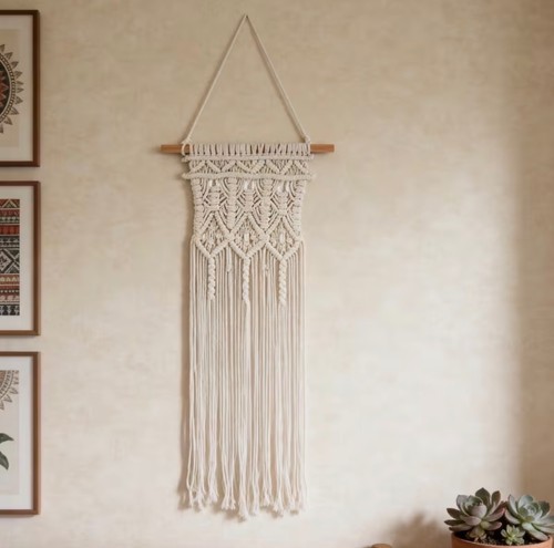 Macrame wall hanging hand - macrame,