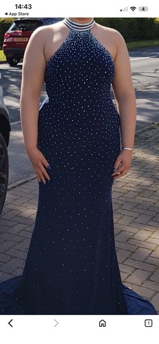 Blue morilee prom dress size - morilee,