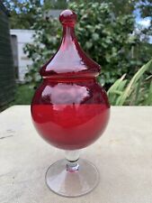 Vintage 1970s Ruby Red Bon Bon