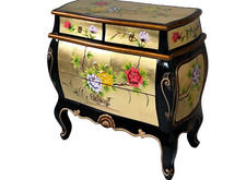 Chinese Gold Leaf Bombe Chest