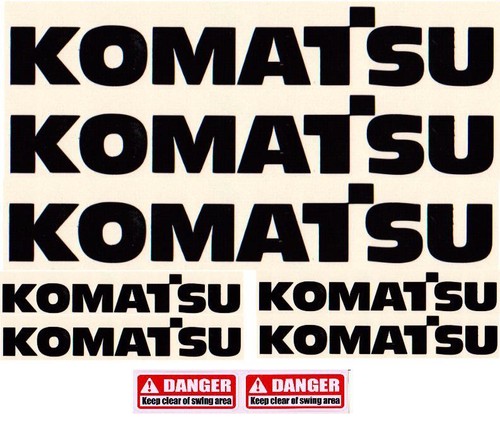 Komatsu decals large 550mm - komatsu,