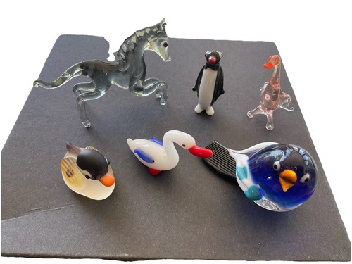 Murano style hand blown - 6,