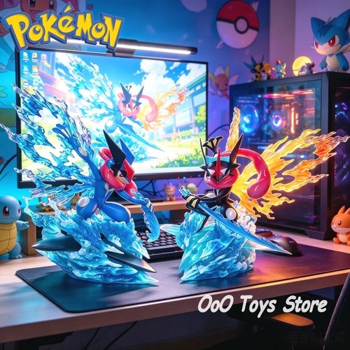 Pokemon greninja ash action - pokemon,