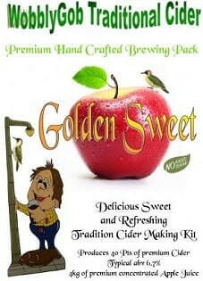 Wobblygob golden sweet cider - wobblygob,