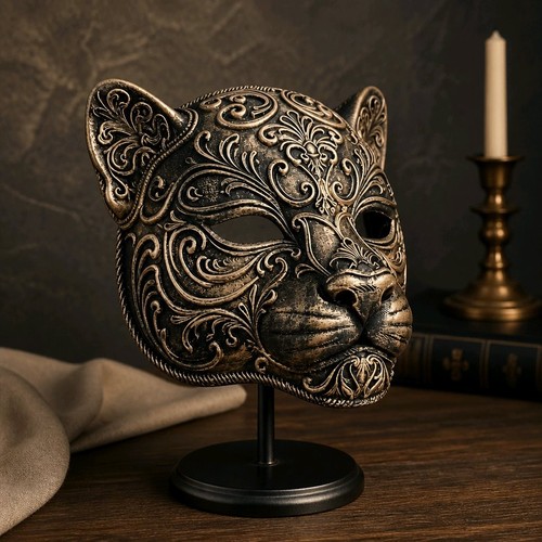 Baroque venetian panther - panther, mask