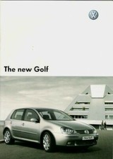 Volkswagen Golf Mk5 Hatchback 2004 UK Market Sales Brochure GT SE S
